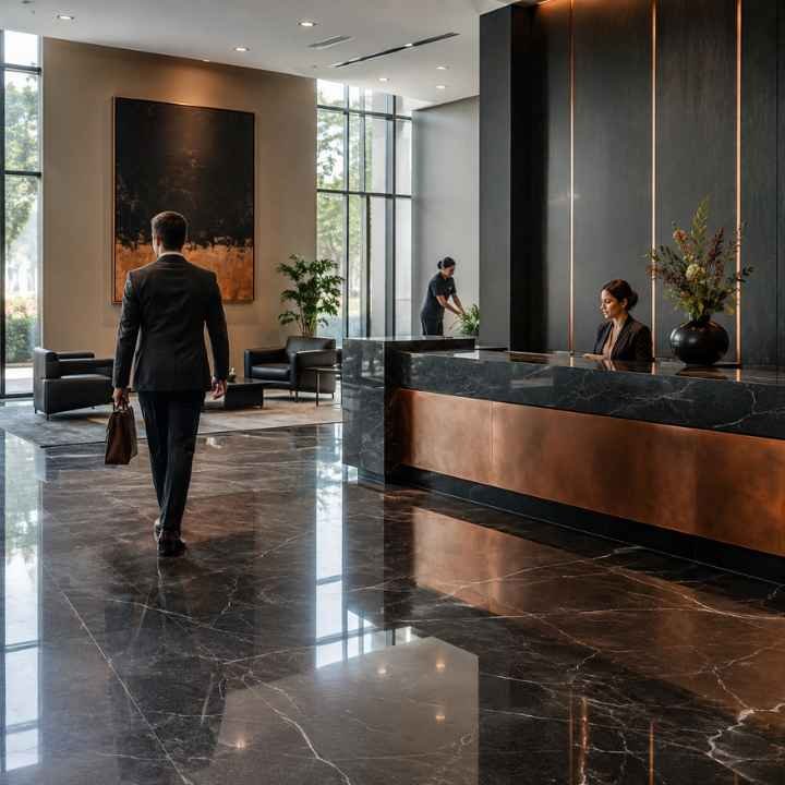 Immaculate corporate environment