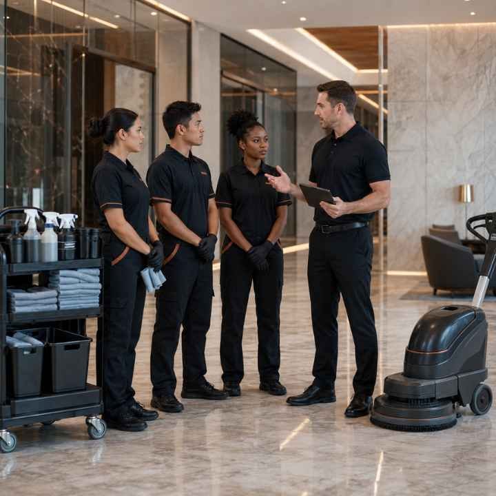 Professional and organized corporate environment